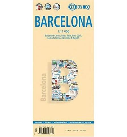 Barcelona Folded Map - Borch
