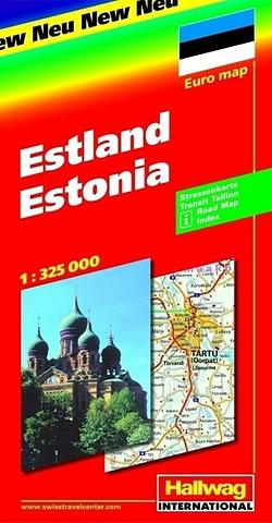 Estonia - Folded Map
