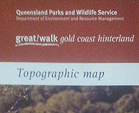 Gold Coast Hinterland Great Walks Map