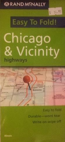 Chicago & Vicinity Highways Laminated