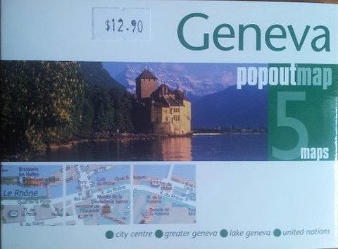 Geneva - City Map - Pop Out