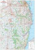 North East New South Wales - folded map