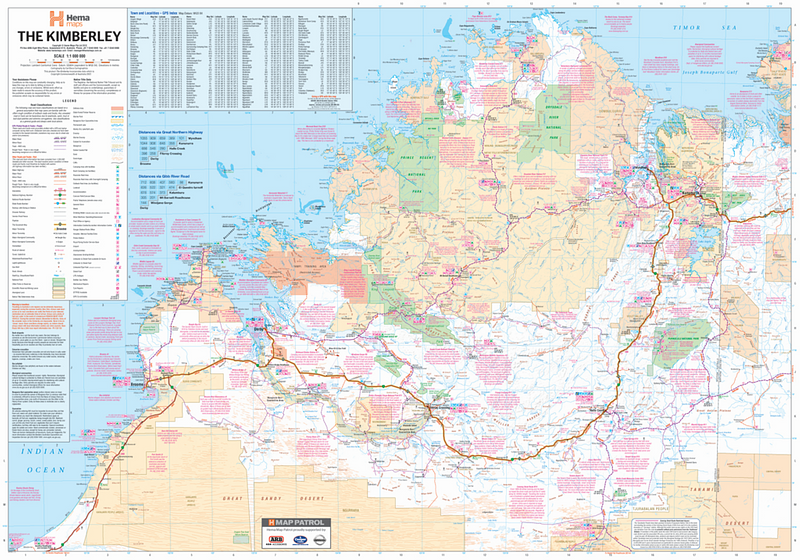 Kimberley - and Gibb River Road — WORLD WIDE MAPS