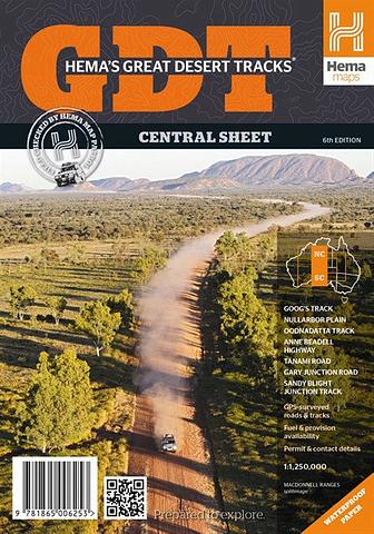 Great Desert Tracks - Central Sheet