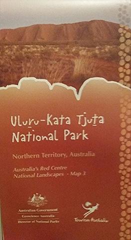 Uluru - Kata Tjuta National Park Map by Geoscience Australia