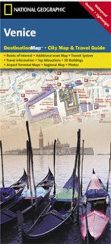Venice - City Map & Travel Guide by National Geographic