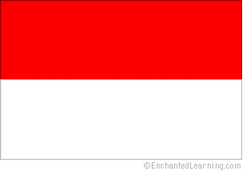 Indonesia Flag - 1800mm x 900mm