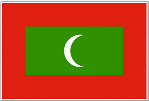 Maldives Flag - 1800mm x 900mm