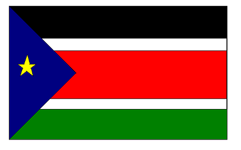 South Sudan Flag - 1800mm x 900mm