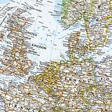 Europe Wall Map - 1170mm x 915mm - National Geographic - $59.95 -