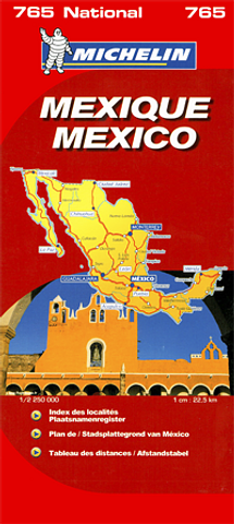 Mexico - Folded Map by Michelin