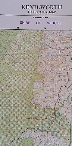 Kenilworth - 1:25k topo map
