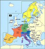Europe - Western Europe - folded map by AA