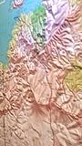 Northern Territory 3D Raised Relief Map