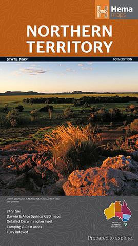 Northern Territory State Map - Folded Map