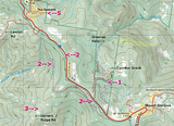 Samsonvale 25k Topo Map 9443-24 with Bushwalks