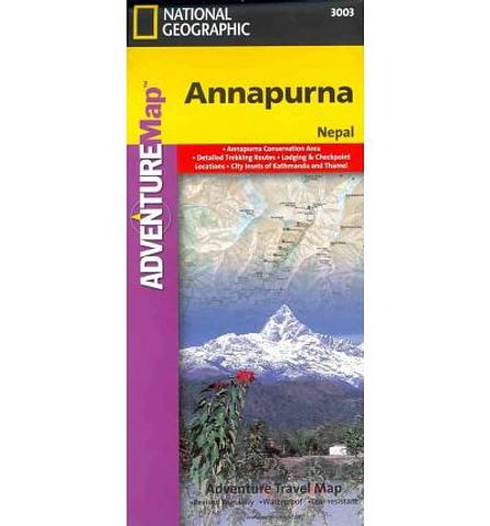 Annapurna - Nepal - Adventure Travel Map by National Geographic