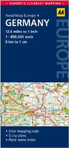 Germany - AA Road Map Europe 4