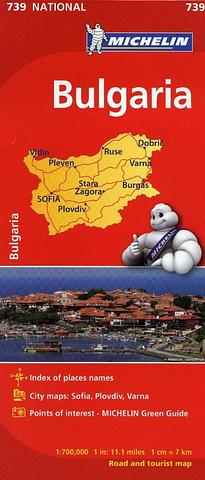 Bulgaria - Michelin map