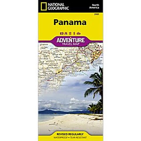 Panama Adventure Map - Nat Geo