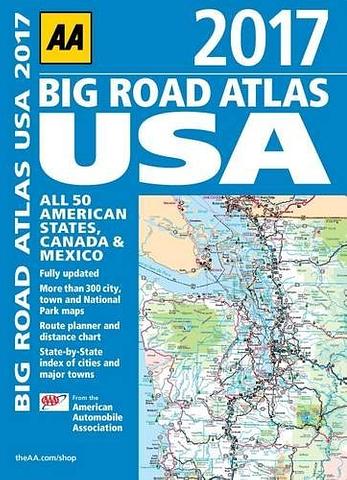 USA Canada Mexico Road Atlas by AA