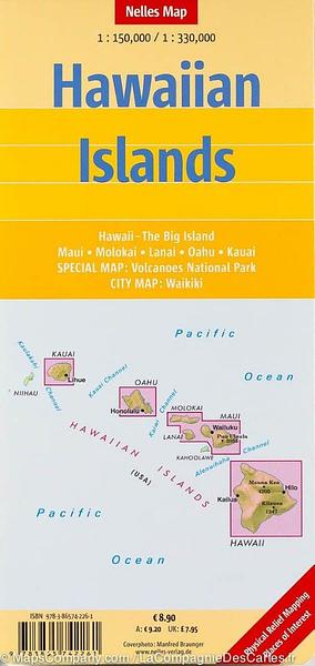Nelles Map Hawaiian Islands 