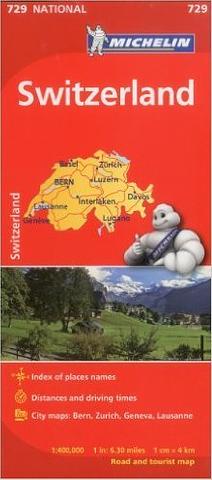 Switzerland - Folded Map by Michelin