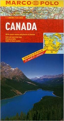 Canada - Folded map by Marco Polo