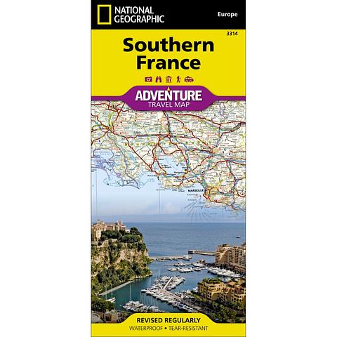 France - Southern France National Geographic Map