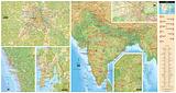 India - Country Map by Periplus Travel Maps