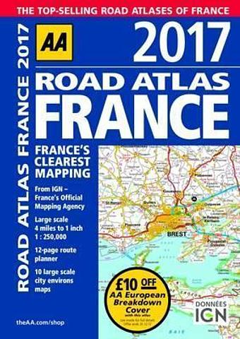 France Road Atlas - AA 2017