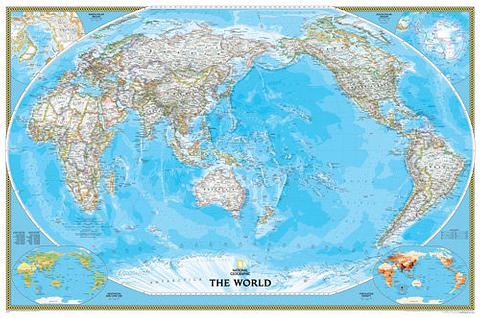 World Wall Map - Classic Style by National Geographic