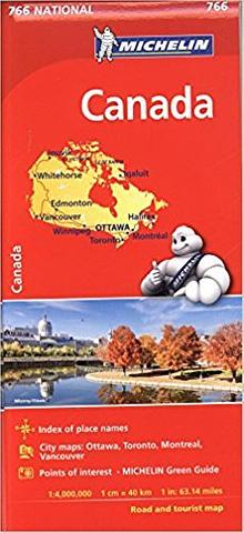 Canada - folded map by Michelin